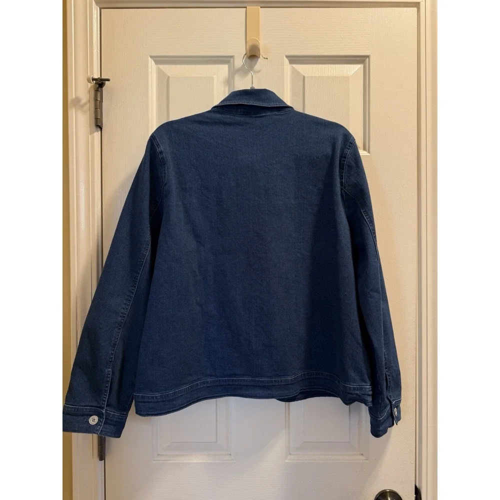 Alfred Dunner‎ Denim Jacket Size Medium,NWOT